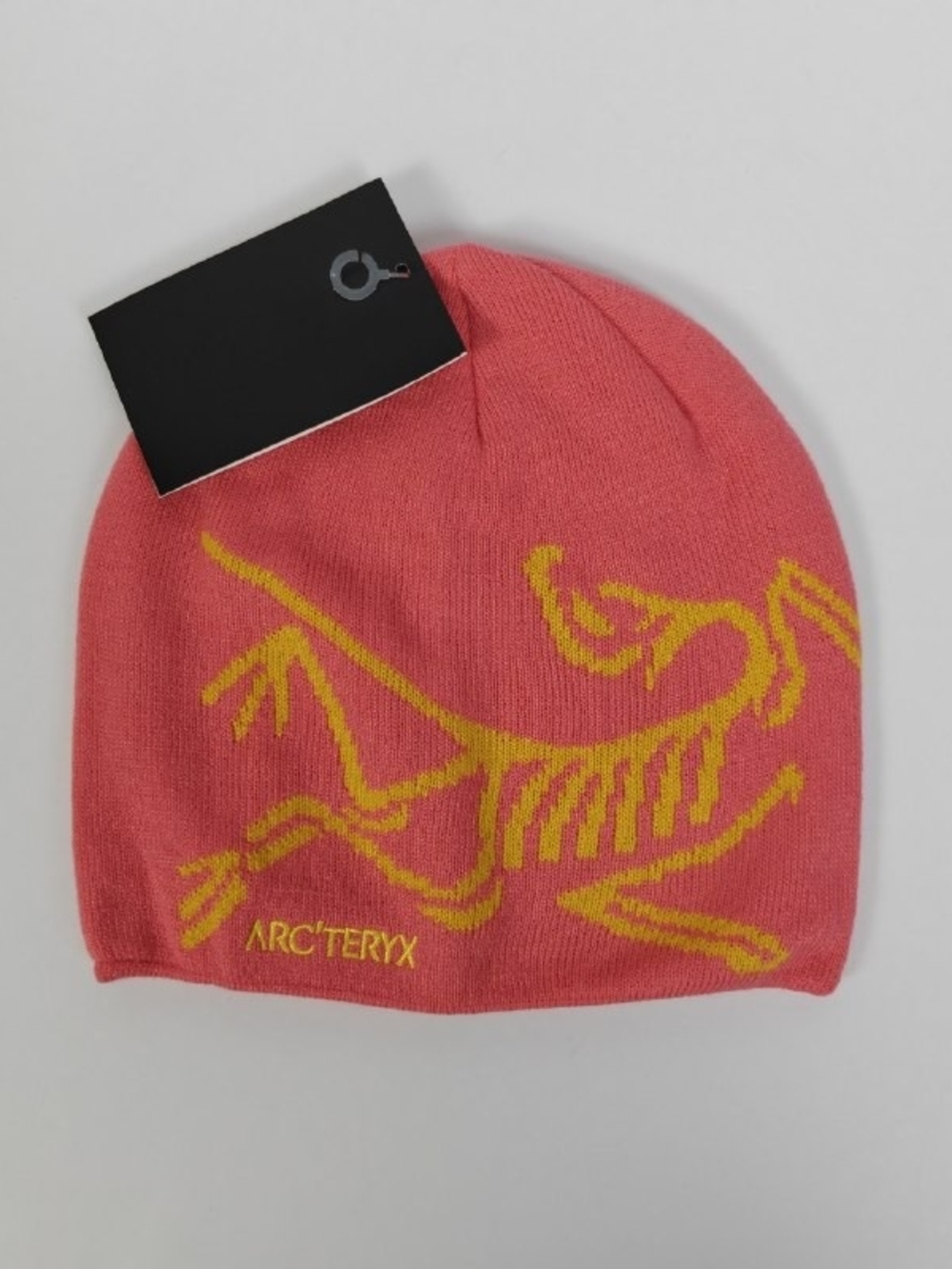 Arc'teryx  Pink And Yellow Bird Head Toque Skullcap